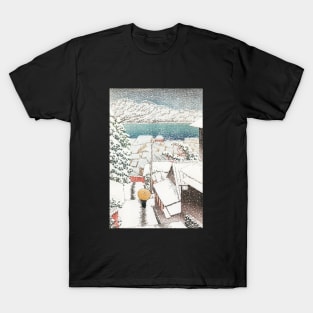 Slope of Senkoji Temple in Onomichi by Kawase Hasui T-Shirt